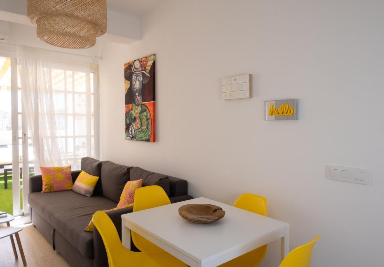 Penthouse City Center Private Terrace Wifi Málaga Eksteriør bilde