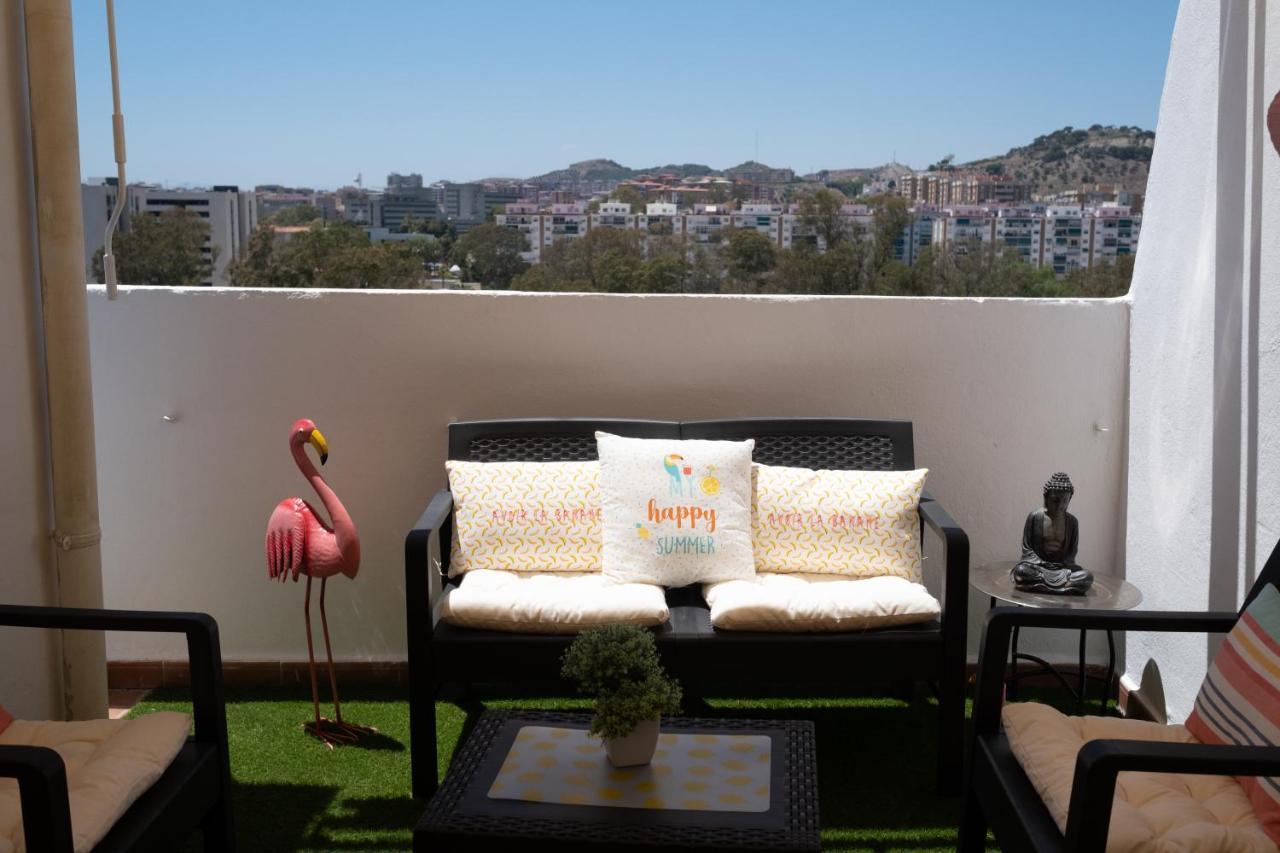 Penthouse City Center Private Terrace Wifi Málaga Eksteriør bilde